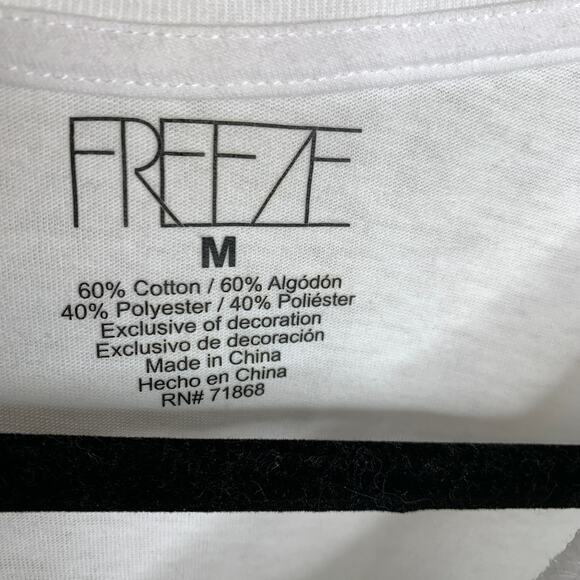 Green White Graphic T Shirt Sz Medium St Patrick's Day - Picture 3 of 3